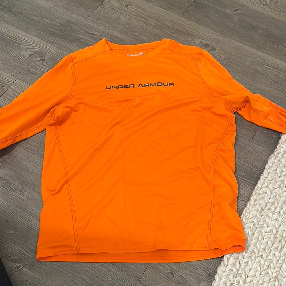 Under Armour Men's Bright Orange Rash Guard